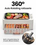 360° Rotating Indoor BBQ Skewers Grill