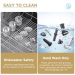 AAOBOSI 4-in-1 Electric Meat Grinder with Attachments