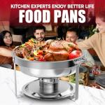 Stainless Steel Chafing Dish Set - 2 Pack