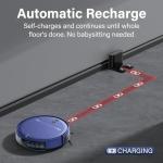 ZC WAS 2-in-1 Robot Vacuum & Mop Combo