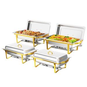 ROVSUN 8 Qt Stainless Steel Chafing Dishes Set