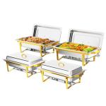 ROVSUN 8 Qt Stainless Steel Chafing Dishes Set