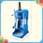 Electric Snow Cone Machine with Adjustable Blades