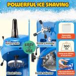 Electric Snow Cone Machine with Adjustable Blades