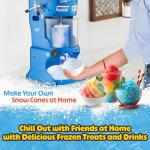 Electric Snow Cone Machine with Adjustable Blades