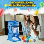 Electric Snow Cone Machine with Adjustable Blades
