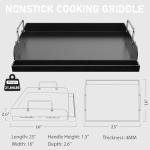 Utheer Nonstick Cast Iron Griddle for Grills