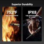 Smart Wireless Meat Thermometer with Bluetooth & Probes