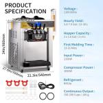 VEVOR 2200W Soft Serve Ice Cream Maker