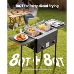 VEVOR Outdoor Propane Double Burner Deep Fryer