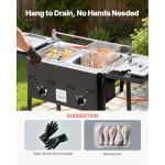 VEVOR Outdoor Propane Double Burner Deep Fryer