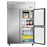 48" Stainless Steel 4-Door Commercial Refrigerator