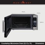 Magic Chef 2.2 Cu. Ft. Stainless Steel Microwave Oven