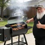 DAMNISS Electric Wood Pellet Smoker Grill with PID Control