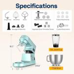 VIVOHOME 9-in-1 Stand Mixer with Timer and Attachments