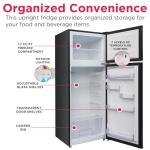 Frigidaire 7.5 Cu Ft Retro Black Mini Refrigerator