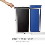 simplehuman 35L Pull-Out Recycling Bin and Trash Can