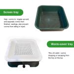 Vermihut Plus 5 Tray Worm Composter - Dark Green
