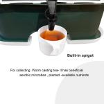 Vermihut Plus 5 Tray Worm Composter - Dark Green