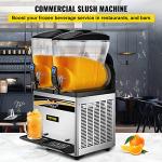 VEVOR 15L Commercial Slushy Machine for Drinks