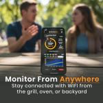 Wireless Meat Thermometer with Smart Digital Probe