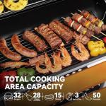 Royal Gourmet 30-Inch Charcoal Grill with Smoker