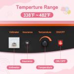 ROVSUN 21 Inch Cotton Candy Machine with Cart