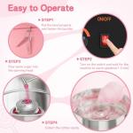 ROVSUN 21 Inch Cotton Candy Machine with Cart