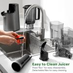 Cold Press Masticating Juicer with Wide Feed Chute