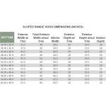 Wall-Mounted Sloped Front Range Hood Cover