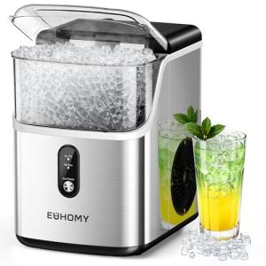 EUHOMY Countertop Nugget Ice Maker Machine