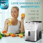 EUHOMY Countertop Nugget Ice Maker Machine