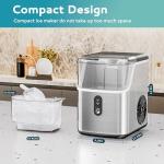 EUHOMY Countertop Nugget Ice Maker Machine