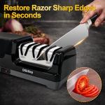 DSkiley 3-Stage Electric Knife Sharpener for Kitchens