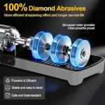 DSkiley 3-Stage Electric Knife Sharpener for Kitchens