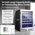 BODEGA Dual Zone 56-Bottle Wine Cooler