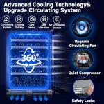 BODEGA Dual Zone 56-Bottle Wine Cooler