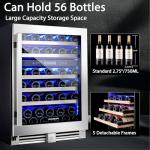 BODEGA Dual Zone 56-Bottle Wine Cooler