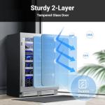 BODEGA Dual Zone 56-Bottle Wine Cooler