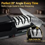DSkiley 3-Stage Electric Knife Sharpener for Kitchens