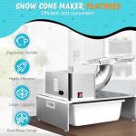 VALONDINO Commercial Shaved Ice Snow Cone Machine