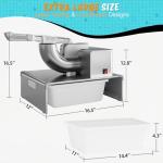 VALONDINO Commercial Shaved Ice Snow Cone Machine