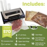 Nesco Premium Vacuum Sealer Kit with Bags