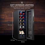 Ivation 12-Bottle Wine Cooler Refrigerator with Lock
