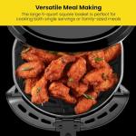 Chefman 5 Qt Digital Air Fryer - One Touch