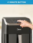 Midea 5.5 Quart Air Fryer with Window & Presets