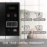 BLACK+DECKER 1000W Digital Microwave Oven, Black