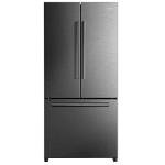 Galanz 18 Cu Ft French Door Refrigerator with Ice Maker