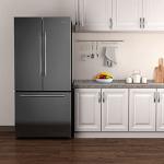 Galanz 18 Cu Ft French Door Refrigerator with Ice Maker