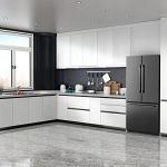 Galanz 18 Cu Ft French Door Refrigerator with Ice Maker